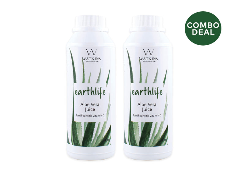 2 x Earthlife Aloe Vera Juice